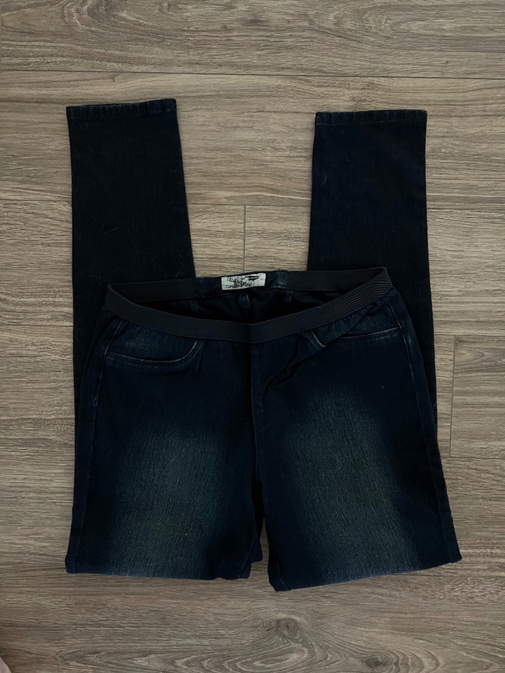 BLANK NYC Straight Leg Legging Jegging Dark Wash Denim Jeans 31